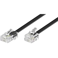 CABLEPELADO Cable telefonico RJ11 a RJ45 3 M Negro